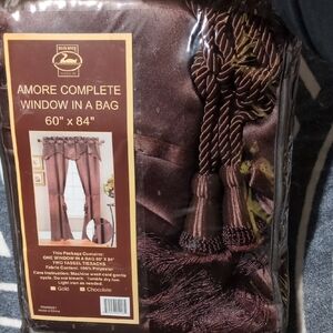 Elegant Chocolate Curtain Set